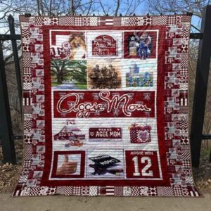 Aggies Mom Quilt Blanket Lu88  Quilt